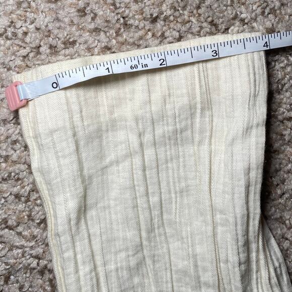 Chico's - Cream Textured Half Sleeve Jacket - Size 0 - Picture 11 of 15